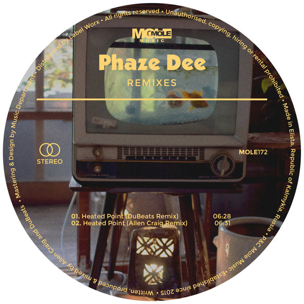 Phaze Dee - REMIXES [MOLE172]